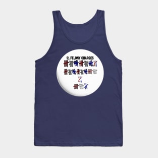 91 FELONIES - Tally - Round - Front Tank Top